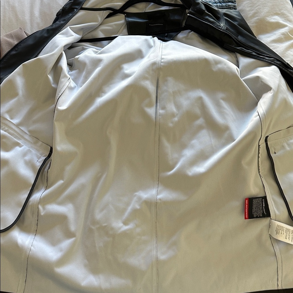 Didriksons1913 Sund Unisex Parka Galon Black Waterproof Storm System Sz 40 - Picture 11 of 12